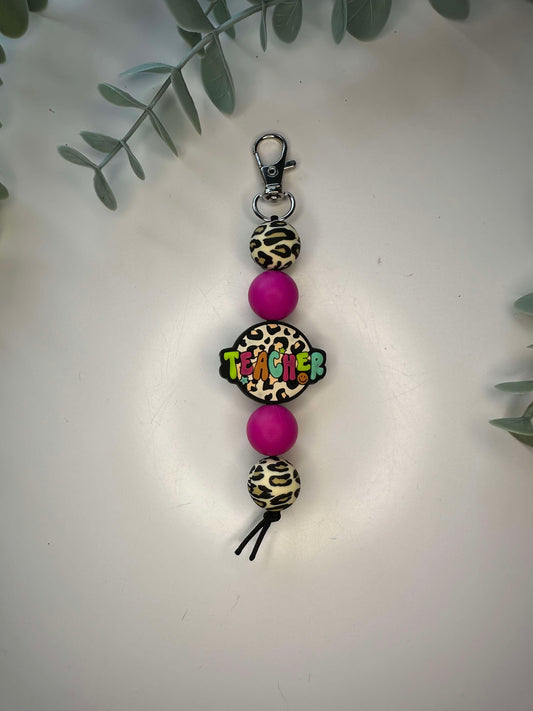 LEOPARD TEACHER- MINI KEYCHAINS