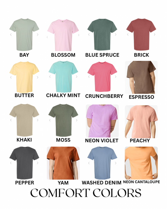 COMFORT COLORS (PRE-ORDER ONLY)