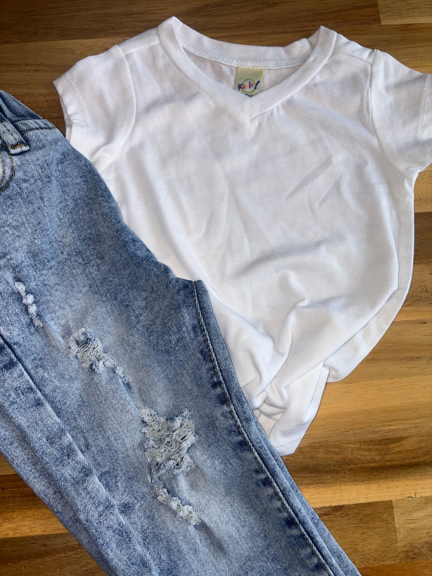 V-neck infant/toddler tee